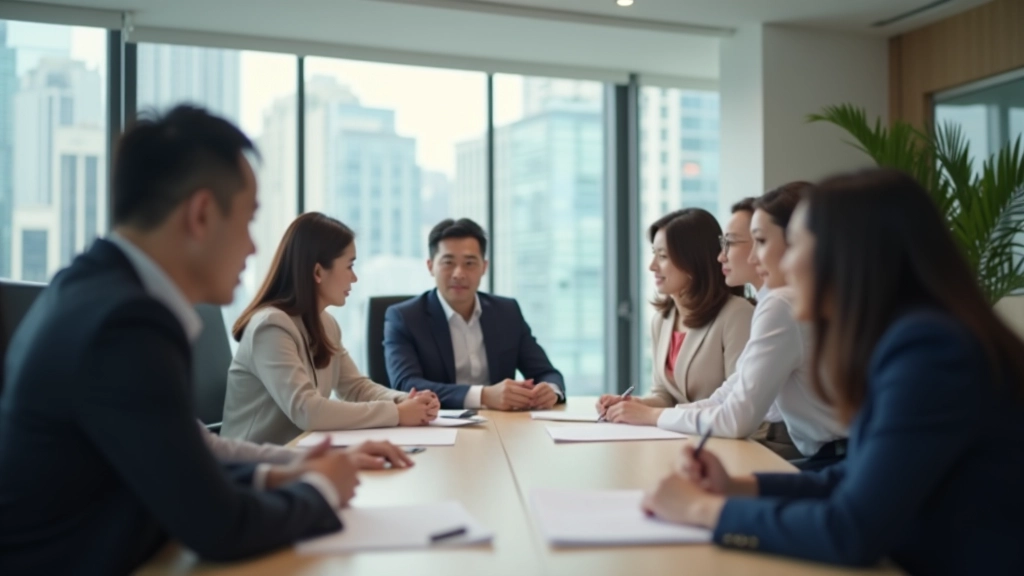 Corporate training session with professionals learning productivity techniques